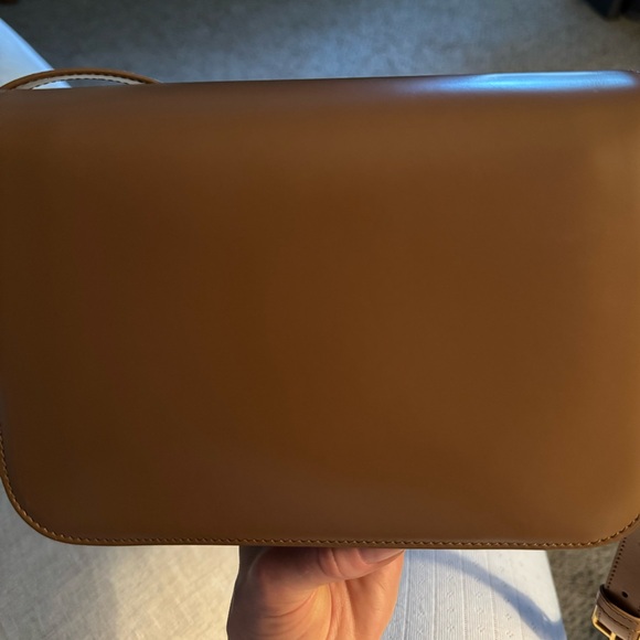 CELINE CLASSIQUE TRIOMPHE BAG IN SHINY CALFSKIN IN BRONZE - Picture 5 of 12